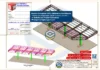 Projeto estrutural metálico para Posto de Combustível 11x28m, detalhado para engenharia, com três pilares e arquivos editáveis no SolidWorks. Folha 01