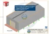 Galpão Metálico 12x25m com cobertura em 2 águas e fechamento total em telha metálica, projeto digital completo e editável para engenharia industrial. Folha 01