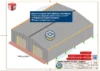 Estrutura metálica do Galpão Metálico 24x30m - 2 Entradas com cobertura metálica e pilares estruturais