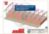 Estrutura completa de Galpão Metálico 15x40m com Bico de Pato 5m vista em perspectiva isométrica.