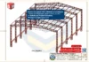 Galpão Metálico 18x25m - Tesoura Reduzida -Vista isométrica do Galpão Metálico 18x25m tesoura reduzida com destaque para a estrutura metálica.
