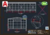 Exemplo complementar de detalhamento DWG aplicado a estruturas metálicas como o Galpão Metálico 12x25m.