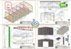 Projeto em PDF com 4 folhas técnicas do Galpão Metálico 12x25m com fechamento lateral em telha TP de 6 metros - Galpão Metálico 12x25m - PDF Grátis