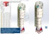 Projeto de Reservatório Metálico 25000 Litros - Tipo Taça - Assembly em SolidWorks com estrutura elevada e detalhamento completo - capa
