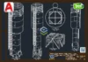 Reservatório Metálico 25000 Litros - Tipo Taça - DWG Grátis com estrutura elevada e detalhamento técnico desenvolvido no SolidWorks