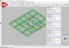 Posto de Combustível 16x20m - Cype3D 2020f - Estrutura metálica do Posto de Combustível 16x20m – Cype3D 2020f em vista isométrica, destacando verificação de ELS.