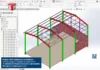 Galpão Metálico 10x15m – Assembly com 7m de pé direito, desenvolvido no SolidWorks, incluindo montagem completa (.SLDASM) e peças individuais (.SLDPRT).