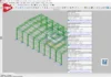 Galpão Metálico 18x32m - Cype 3D 2019a - Vista isométrica do Galpão Metálico 18x32m – Cype 3D 2019a – Tesoura com Altura Constante com verificação de ELS.