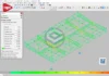Modelo estrutural no Cype3D 2019a do Posto de Combustível 9x17m com verificação de tensão e esforços atuantes.