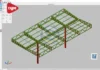 Posto de Combustível 9x17m - Cype 3D - Estrutura Metálica Posto de Combustível 9x17m - Cype 3D - Estrutura Metálica - Modelo estrutural no Cype3D 2019a do Posto de Combustível 9x17m com verificação de tensão e esforços atuantes.