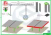 Projeto PDF Posto de Combustível 18x24m com cobertura metálica completa e detalhamento técnico dos componentes estruturais, desenvolvido pela Loogipro.