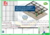 Projeto PDF Posto de Combustível 18x24m com vista isométrica e corte técnico da estrutura metálica de 4 pilares, referência desenvolvida pela Loogipro.