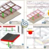 Projeto Estrutural Posto de Combustível 9x15m em PDF com estrutura metálica de 2 pilares e detalhamento técnico dos componentes principais desenvolvido pela Loogipro.
