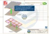 Projeto Estrutural Posto Metálico 9x17m em PDF, com vista isométrica e lista de materiais da estrutura metálica com 2 pilares principais.