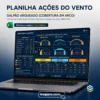 Capa da Planilha Ações do Vento em Galpão Arqueado, cobertura em arco e estruturas curvas conforme NBR 6123:2023 da LOOGIPRO - Wind Loads on Arch Roof Buildings